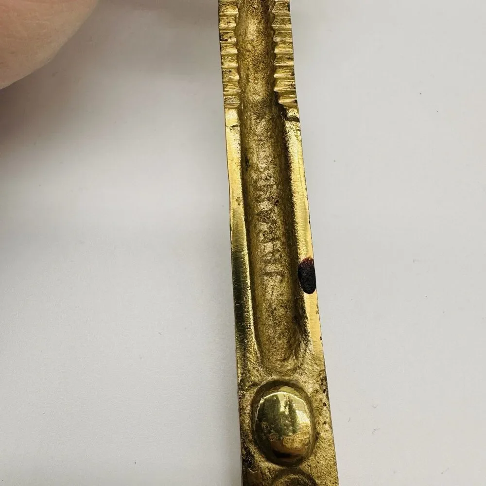 Vintage Solid Brass Squirrel Nutcracker Heavy Cast Metal Kitchen Bar Tool 6